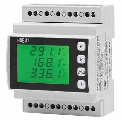 Panel-mounted energy multimeter